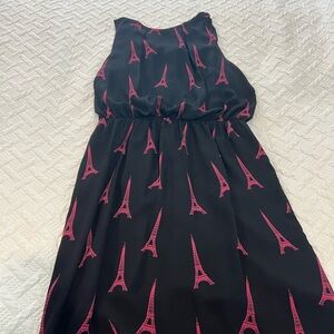Eiffel Tower print dress